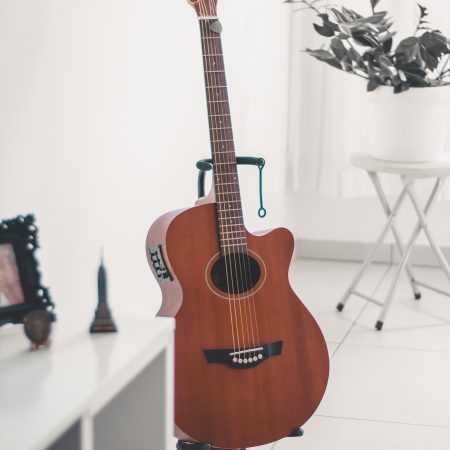 30 Inch - Brass Acoustic Guitar Strings, Tuning Gear, String Post Covers, Steel-Reinforced Neck, Strap Buttons – Musical Instruments