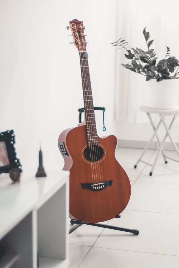 30 Inch - Brass Acoustic Guitar Strings, Tuning Gear, String Post Covers, Steel-Reinforced Neck, Strap Buttons – Musical Instruments